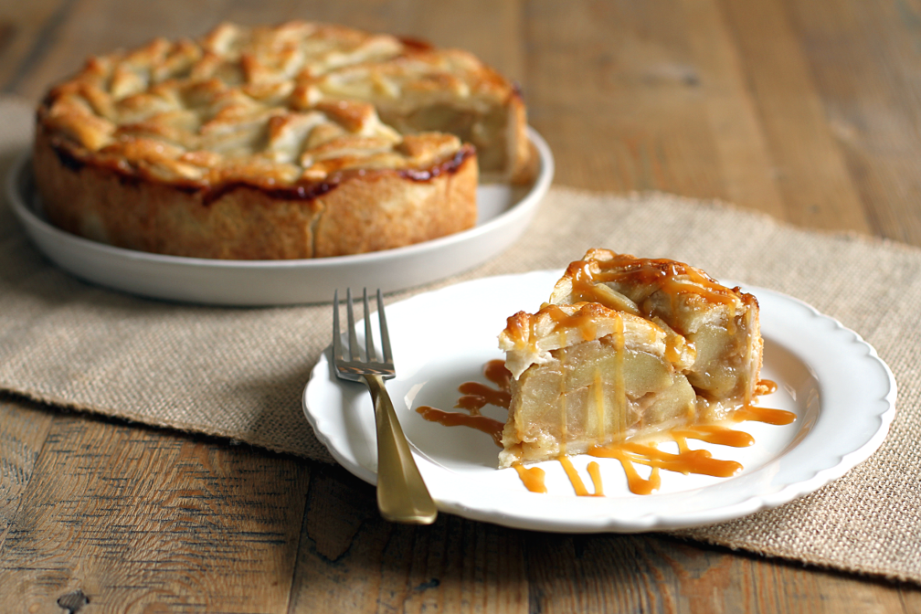 Salted Bourbon Caramel Apple Pie Two Of A Kind