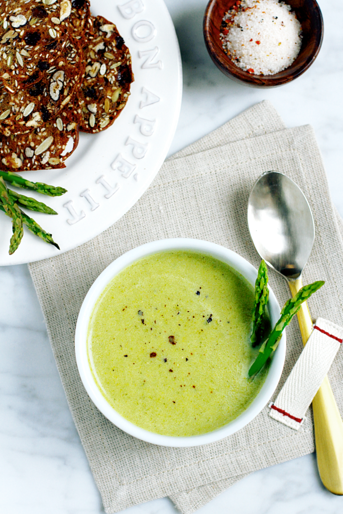 Cream of Asparagus Soup Two of a Kind