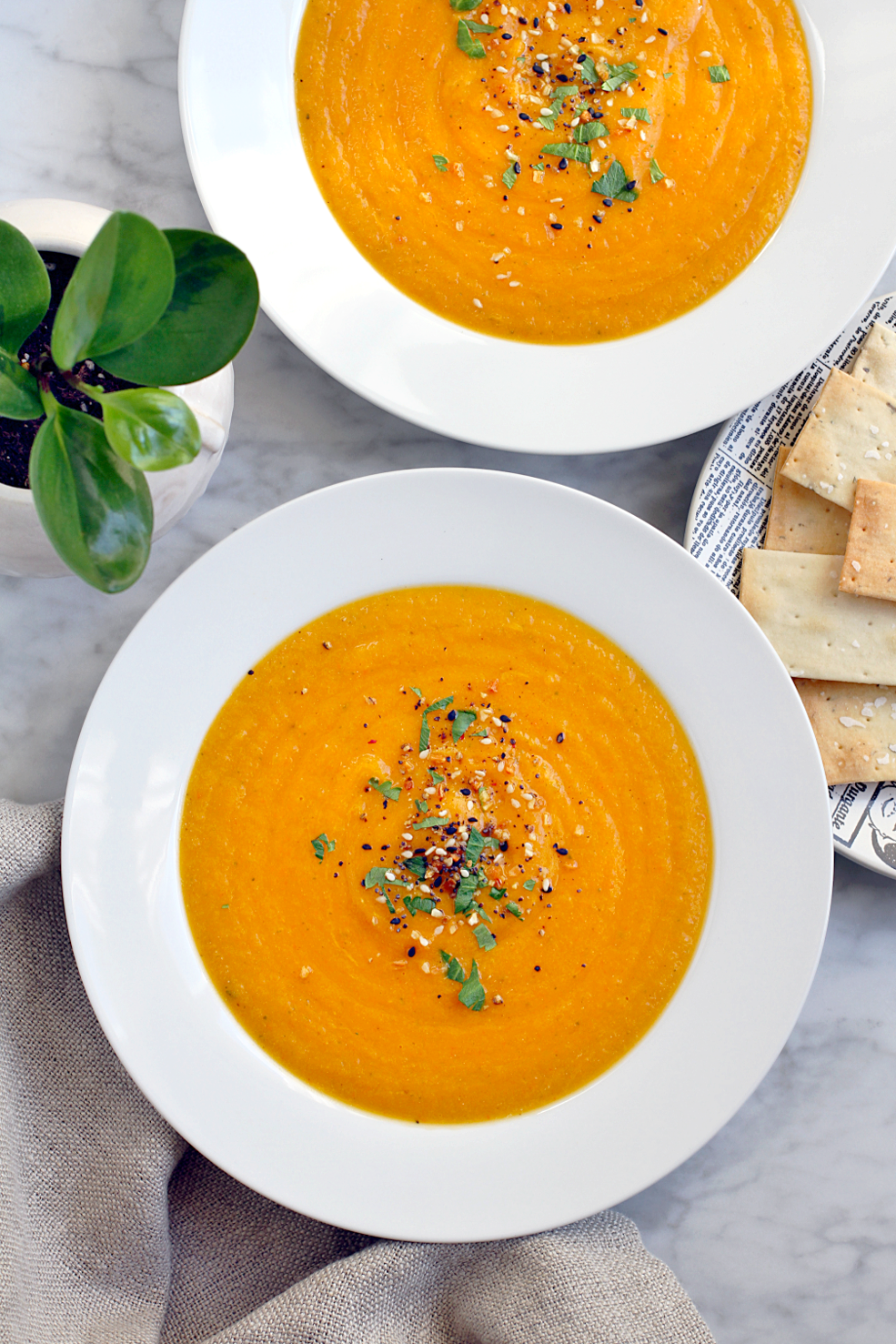 Souped Up Roasted Butternut Squash Soup Two Of A Kind