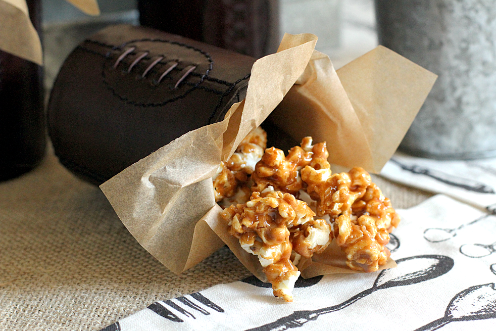 Honey Peanut Butter Popcorn - Two of a Kind