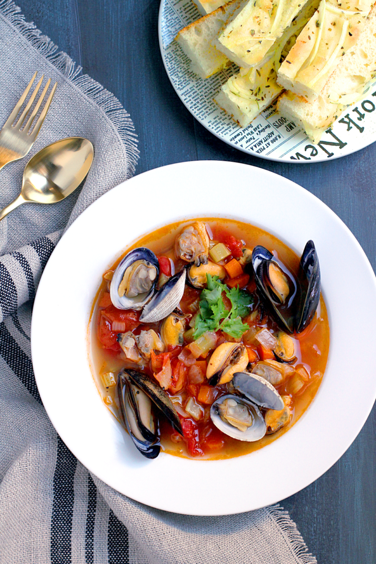 Fresh Clam and Mussel Stew - Two of a Kind