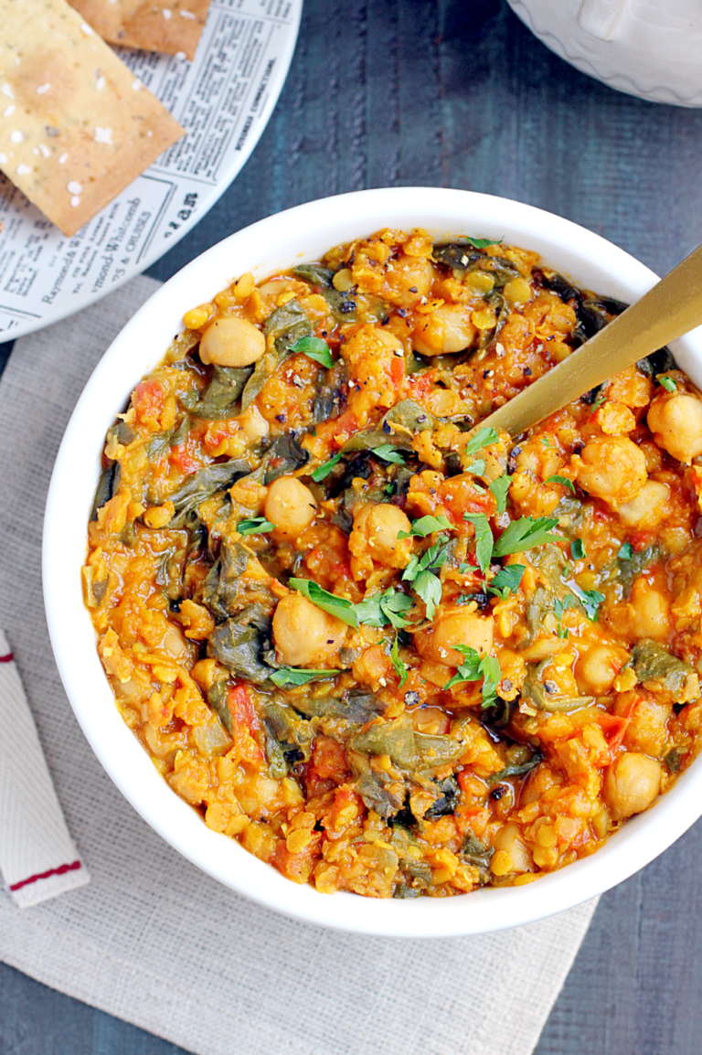 Chickpea and Lentil Curry in a Hurry - Two of a Kind