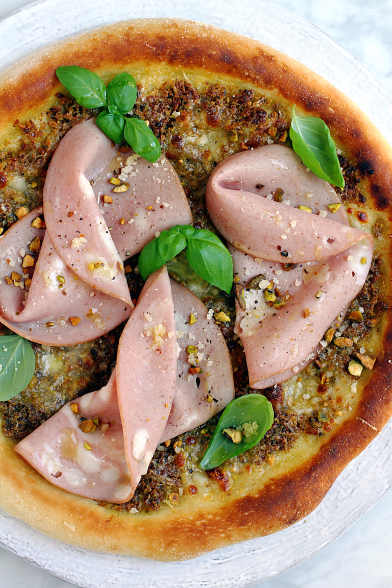 Mortadella And Pistachio Pizza Two Of A Kind